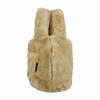 Rootote 1325 Fluffy Eco-Fur Faux Fur Small Horizontal Tote Bag SN DELI FUR-blanket-A (02 Gray)