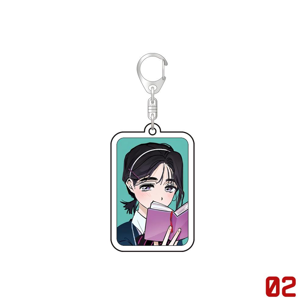Acrylic Key Chain For Anime Popular Alien Stage Chibis Accessories Bag Luka Ivan Till Mizi Hyuna Sua Keyrings Jewelry Fans Gifts