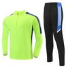 Warm Fleece-Lined Soccer Training Set Kids Adults Long Sleeve Football Jersey Uniform Sportswear