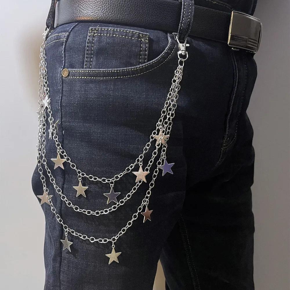 Stylish Vintage Metal Waist Chain For Women Zipper