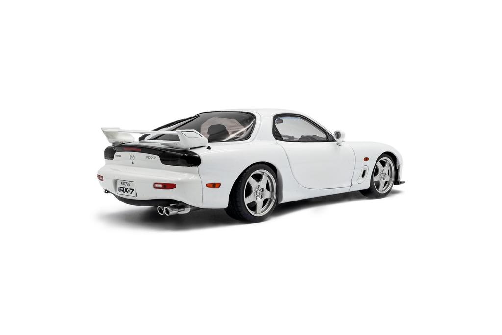 Solido Scale Mazda FD3S RS 1994 White Diecast Model Car 1/18 RX-7