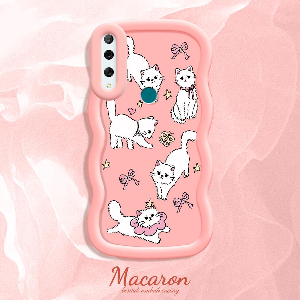 

Окрашенный узор Big Wave Edge Мягкий силиконовый материал Macaron чехол для телефона противоударный защитный резиновый чехол для iPhone Huawei Honor Infinix Tecno iPhone 13 Pro Max розовый