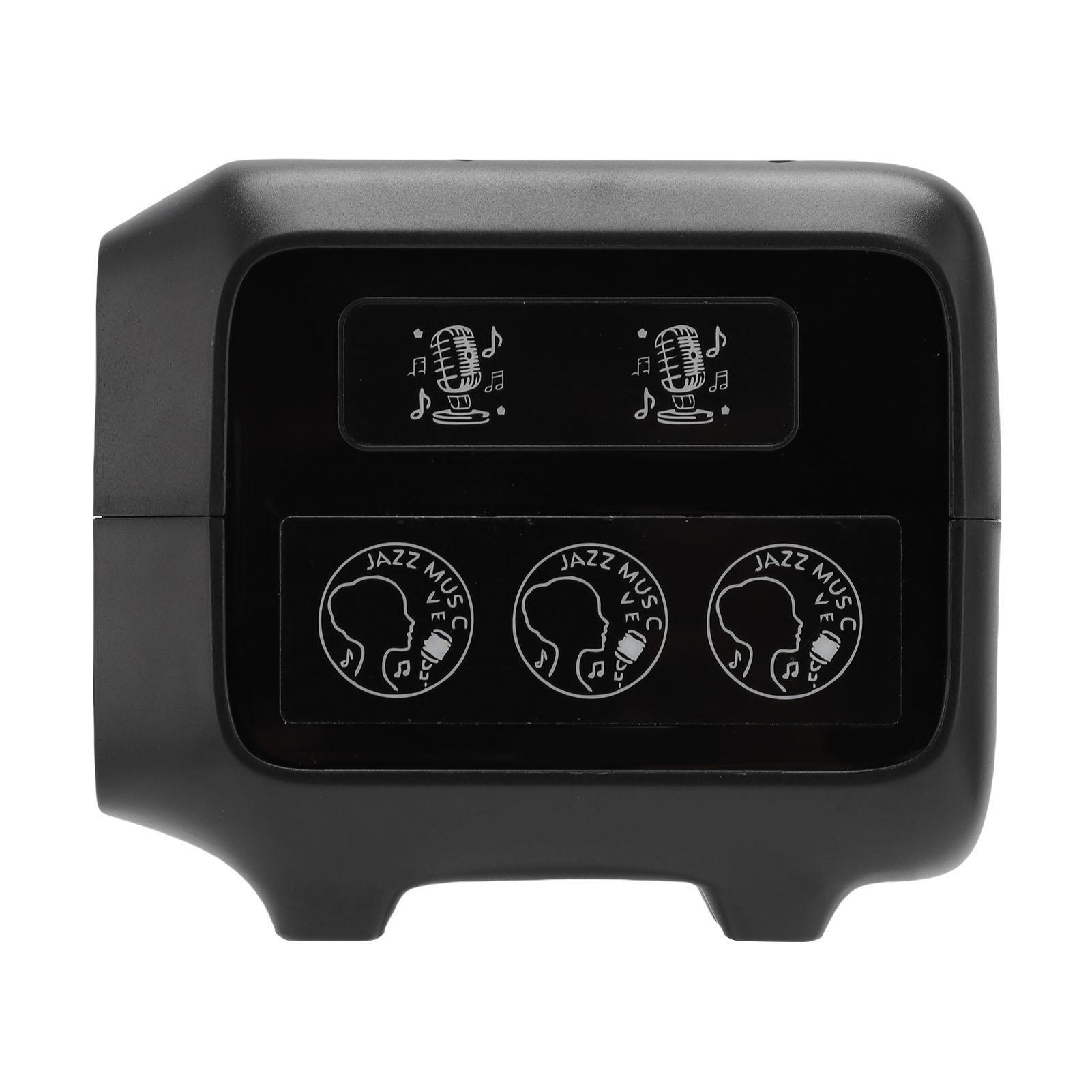 

Bluetooth-колонка с беспроводной зарядкой 15 Вт Bluetooth 5.0 Hi-Fi Портативная колонка Будильник с чёрный