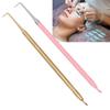 2pcs B6 Lash Perm Lift Tools Curved Tip Short Comb Stainless Steel Lash Separation Rod