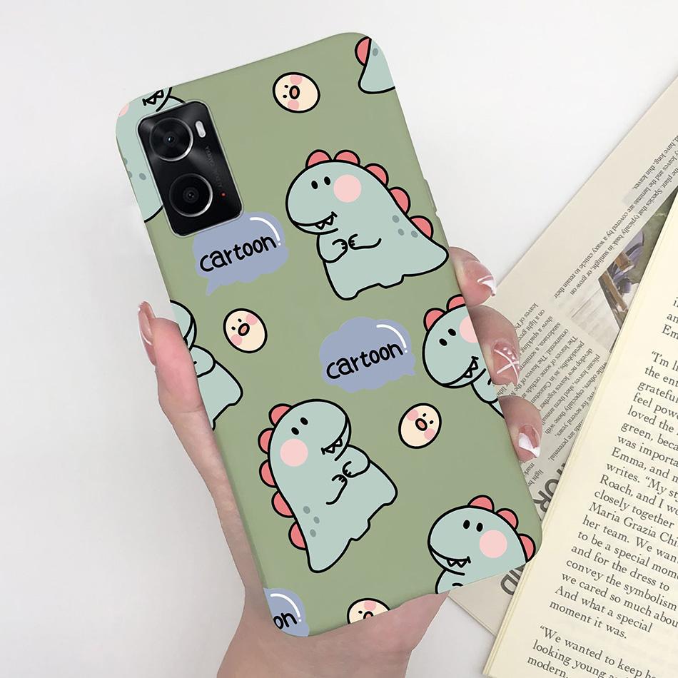 Phone Case For Oppo A96 A97 Cat Monster Soft Matte Silicone Anti Drop Back Cover For Oppo A 96 97 OppoA96 Bumper Funda Coque Bag