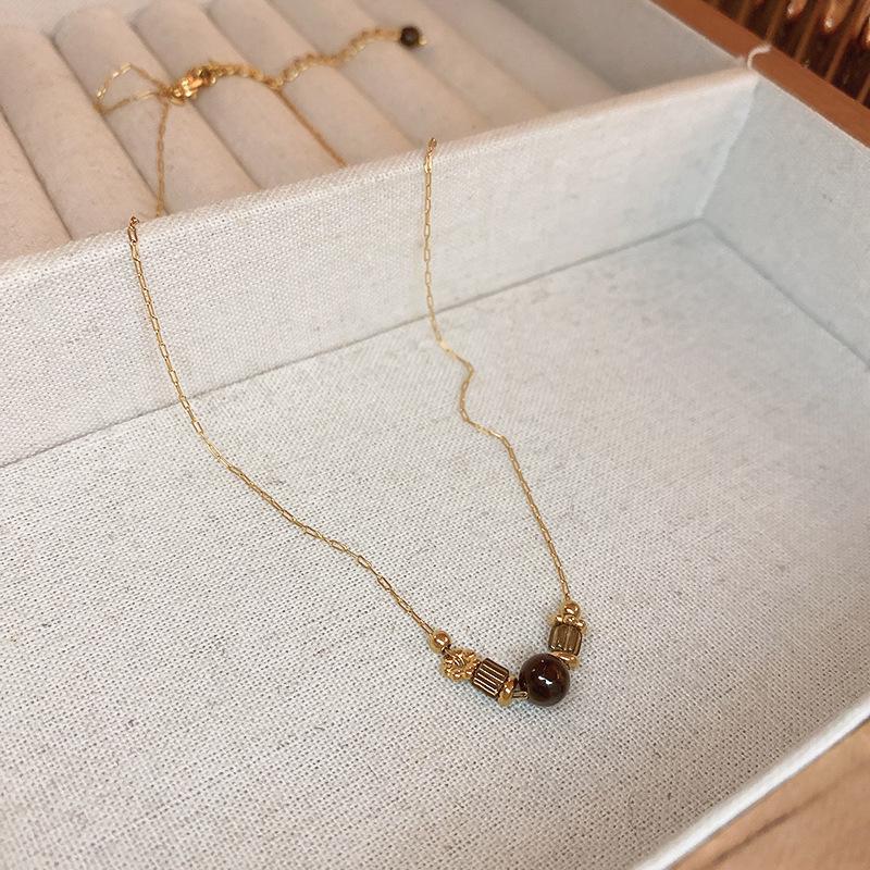 

Позолоченное 14-каратным золотом ожерелье с подвеской в виде бирюзового подсолнуха, этническая цепочка для ключиц, высококачественный бисерный дизайн