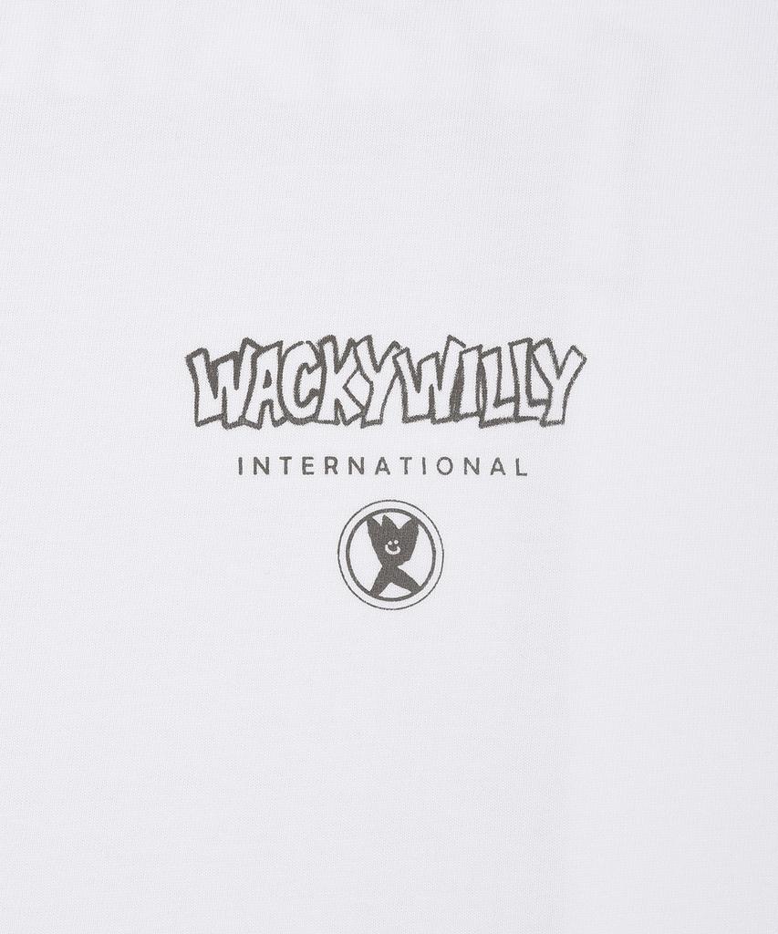 WACKY WILLY Summer Print Sleeveless T-Shirt White