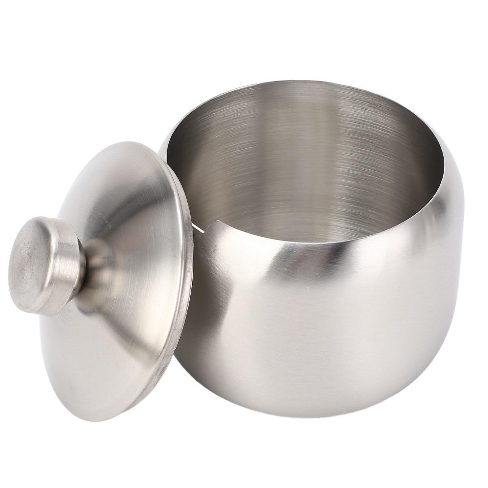 with Lid Condiment Pot Airtight Sugar Bowl Condiment Organizer Seasoning Jar  Restauran
