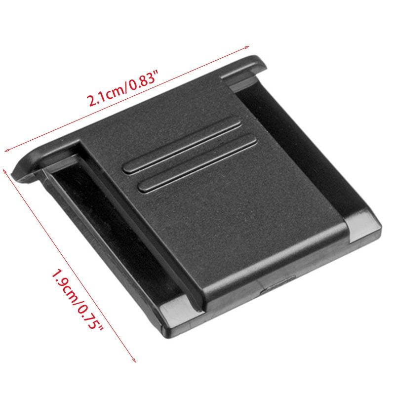 Universal Black Camera Flashlight Hot Shoe Cover Cap for Panasonic for Olympus Pentax DSLR SLR Evil Camera