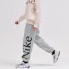 Nike High-Waist Drawstring Jogger Knit Pants Women Bottoms Grey FN2553-063