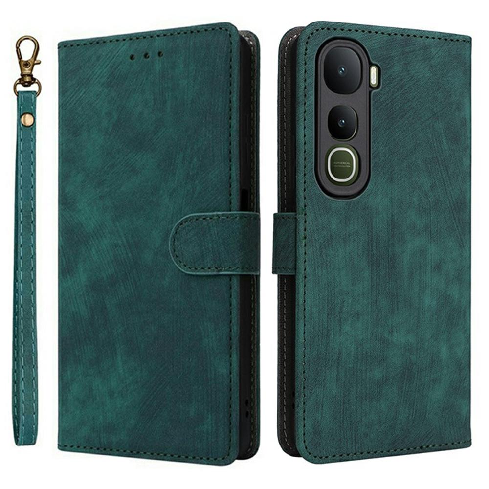 For vivo Y400 5G/4G Case Wallet RFID Blocking PU Leather Phone Cover Stand with Strap