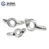Guwanji White Zinc Plated Butterfly Wing Nuts