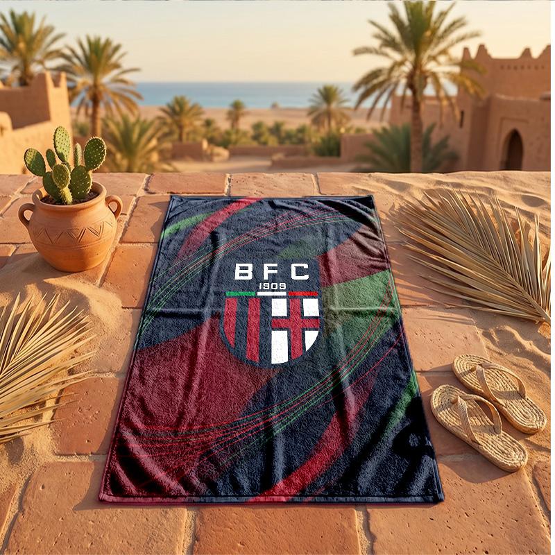 Bologna FC Print Mikrofaser Strandtuch Schnelltrocknend Saugfähig Großes Handtuch für Strand Schwimmen Reisen