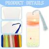 120/200pcs 400Gsm Watercolor Paper Bookmarks – Blank with Tassels, Customizable Hand-painted for DIY Crafts, Personalized Gifts & Stylish Organization