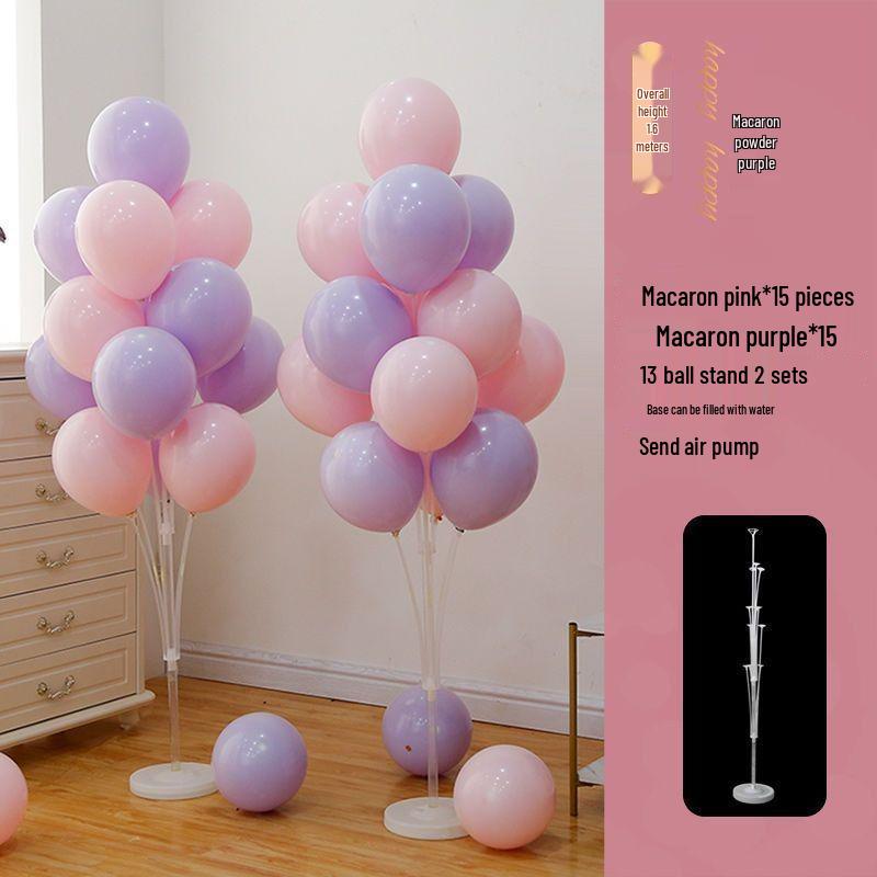 Glow-in-the-Dark Floor Balloons for Birthdays & Anniversaries, New Year’s Movable Stand
