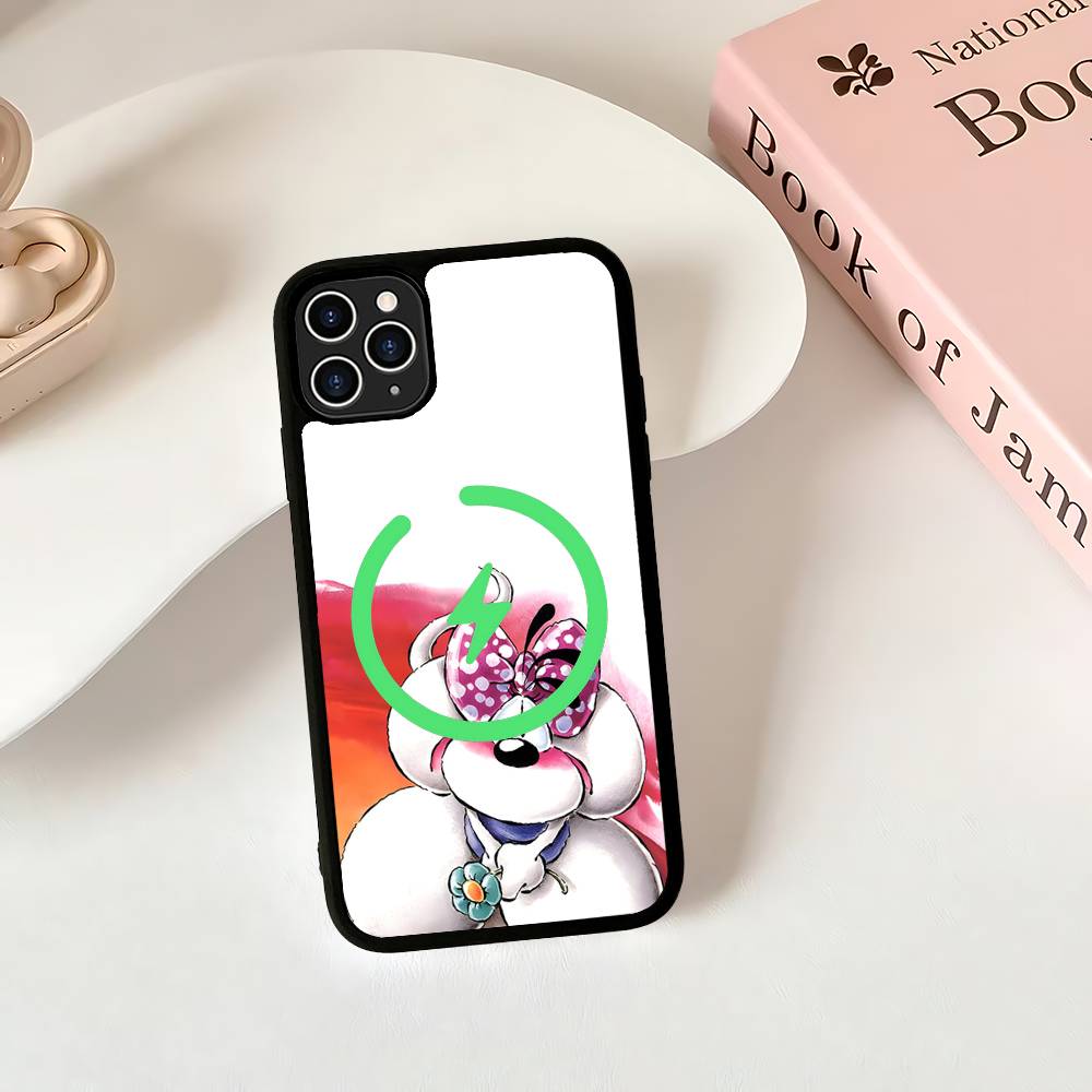 Cartoon D-Diddl Magnetic Matte Phone Case For IPhone 16 17 15 14 13 12 11 For Magsafe Wireless Charge Cover