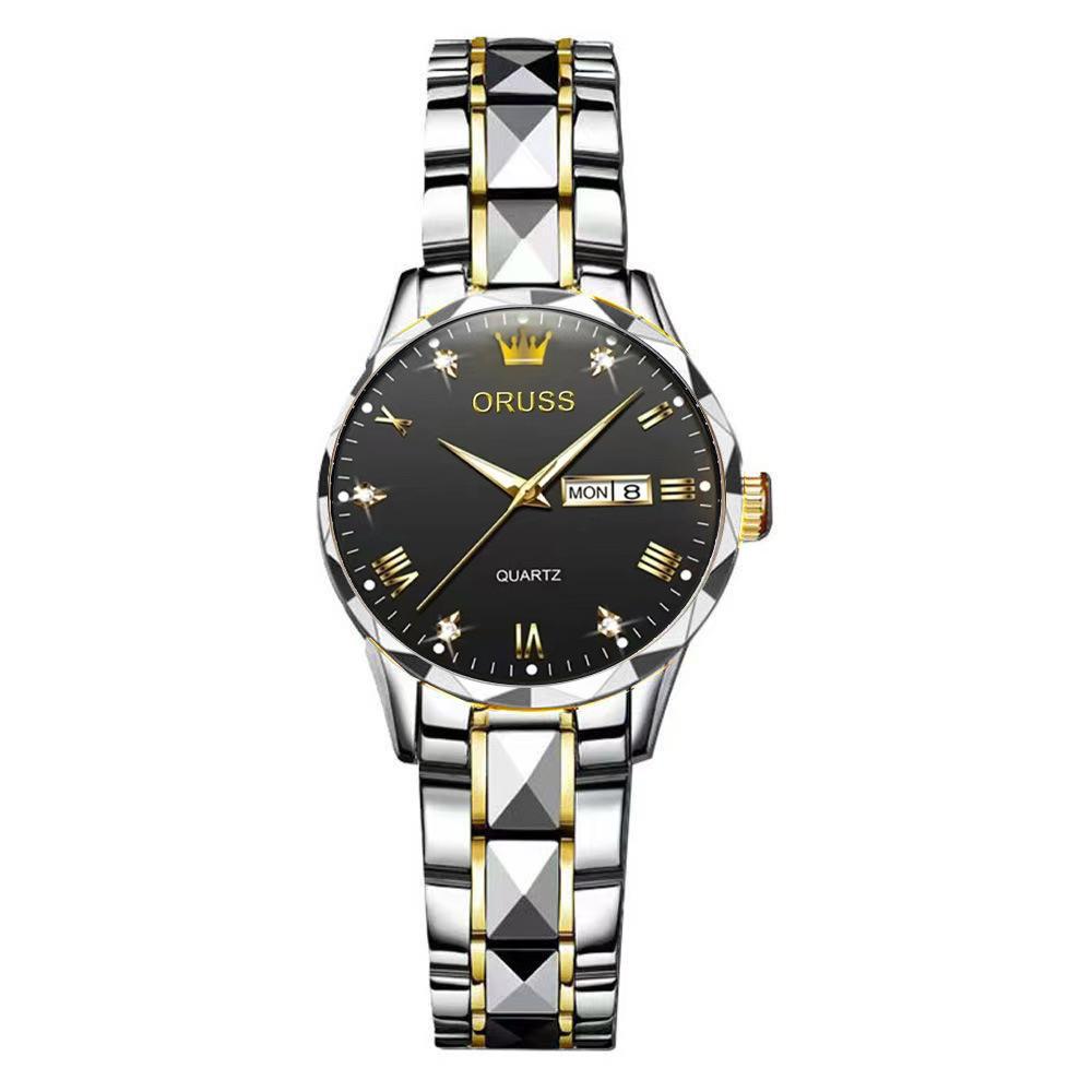 Luminous Waterproof Watch Female Couple Watch Female Watch Female Automatic Non-Mechanical Watch Female Watch