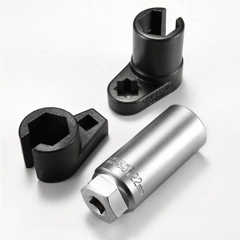 3Pcs/set Oxygen Sensors Socket Wrench Special Open Socket Joint 22mm Oxygen Sensors Removal Tool Set for Auto Repair