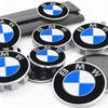7 Stück Für BMW F82 G20 X5E53 F15 E63 X5E70 G16 E12 G21 G22 X3F25 Auto-Logos vorne und hinten Radnabenkappen Lenkrad-Aufkleber