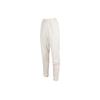 adidas Logo Drawstring Sport Fleece-Lined Pants Women Bottoms Off-White HI1203