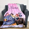 Custom Name Fall Guys Party Blanket for Couch & Bed, Plush Cozy Fuzzy Blanket Super Soft & Warm Blankets for Fall and Winter. 0908119