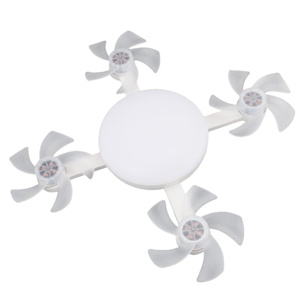 3 Colors Lamp Socket Fan Light 3 Speeds Fan Plug in Ceiling Fan Screw in Ceiling Fan  Garage