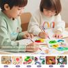 120/10 Colors Direct Liquid Acrylic Paint Pens Brush Marker for Rock Painting Stone Glass  DIY Art Supplies Stationery PK LANGUO