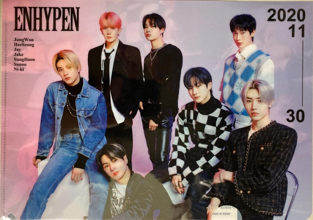 

Enap Goods A4 Clear File Корея Прозрачный Poka Enhyphen [Товар]