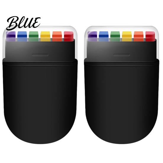 Kids Safe Face Paint 2Pcs Rainbow Stick 6 Color Painting Crayons for Adults Stick Washable Party Body Halloween Sports Games Festivals,