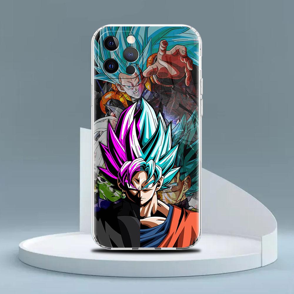 Husa transparenta Dragon-Ball pentru Apple iPhone 14 11 13 12 Pro 7 8 Plus XR X XS Max 6 6S 14Pro Husa de telefon din silicon