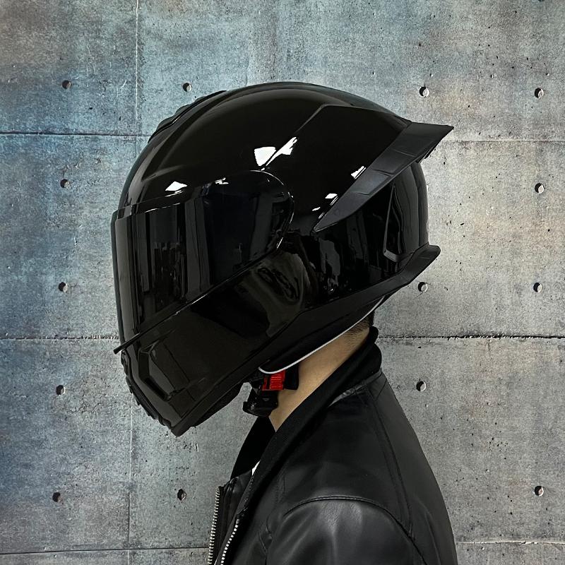 Motorcycle Helmet Men and Women Summer DOT Anti-fog ECE Helmet Full Cover Four Seasons Universal Winter Warm Personality
