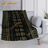 Hunab Ku Mayan Symbol Blanket Flannel Blanket Maya Calendar Glyphs Throws Blanket Bedspread Mayan Ethnic Blanket Sofa Blanket
