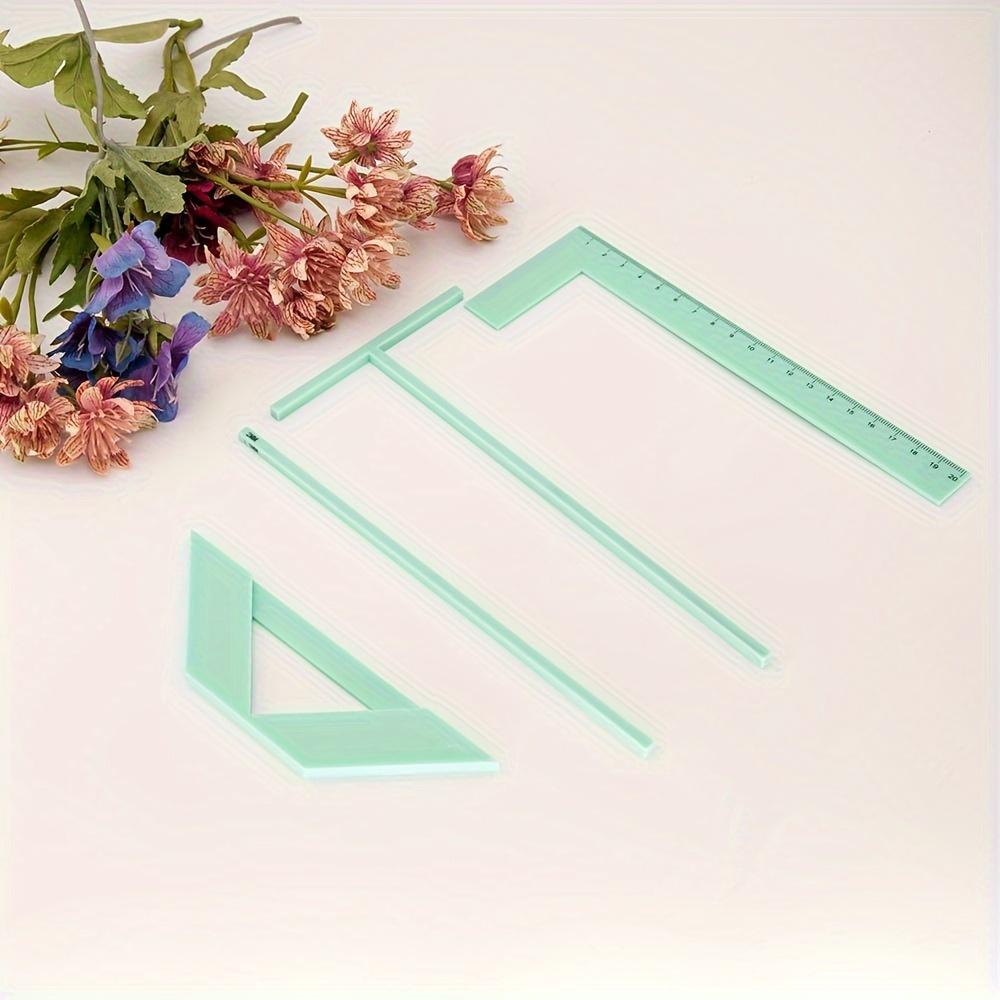 1set Multi-Functional Ruler DIY Journal Scrapbook Cover Making Kit Book Binding Positioning School Supplies