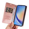 YIKATU YK-006 Für Samsung Galaxy A35 5G Handyhülle Sturzsichere PU-Leder+TPU Brieftaschenabdeckung