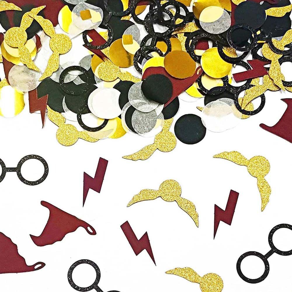 Witch Bats Halloween Confetti Glitter Decorations Cartoon Halloween Party Decor Haunted House