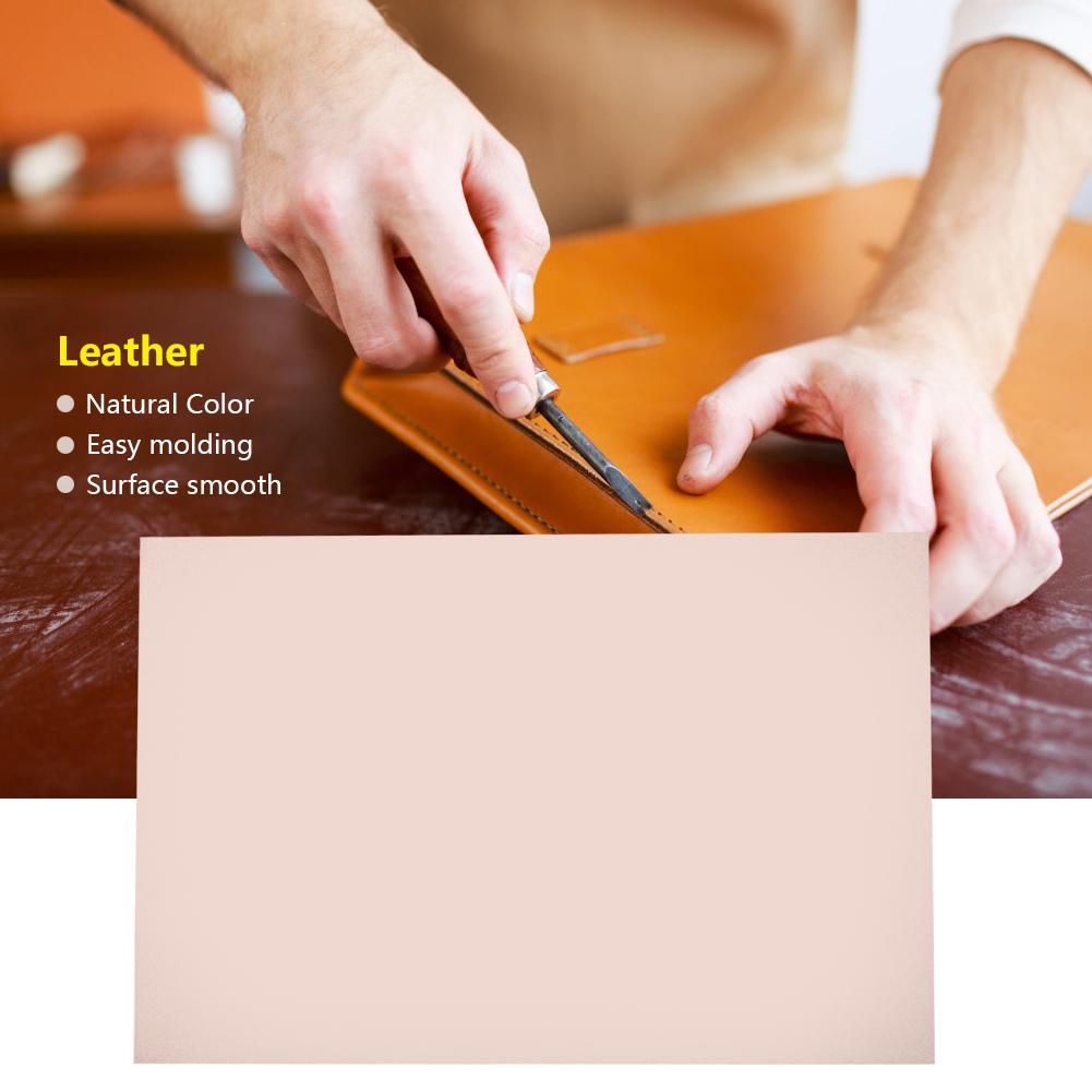 8.3*5.5*0.04 Inches  High Quality Handmade Tanned Vegetable Leather