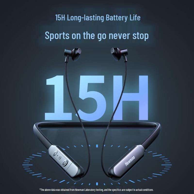 Newsmy SL80 Upgraded Neckband Bluetooth Earphones