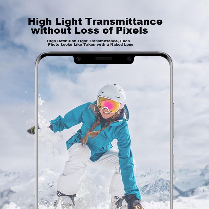 Huawei Mate50Pro Camera Lens Protector, Full Coverage HUAWEI Rear Camera Protection, Wear-Resistant, Scratch-Resistant Glass, All-In Transparent