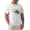Opossum Playing Banjo Tshirt Big Size Short Sleeve Casual Top