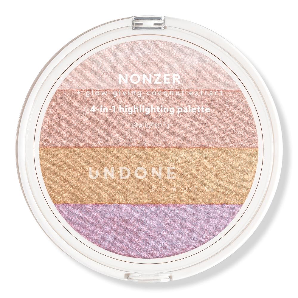

Палетка для хайлайтера Undone Beauty Nonzer 4 в 1, 0,248 унции