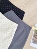 Polka Dot Lace Trim A-Line Midi Skirt, Spring/Summer 2025 Fashion, Petite High-Waist Hip-Hugging Fit