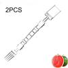 New Dual-purpose Watermelon Cutter,Stainless Steel Watermelon Fruit Fork Fruit Slicer, Household Convenient Cutting Tool Gadgets