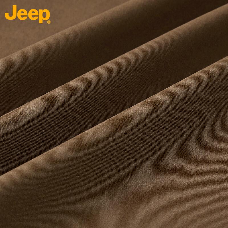 JEEP Men's Washed Cotton Long Sleeve Work Shirt