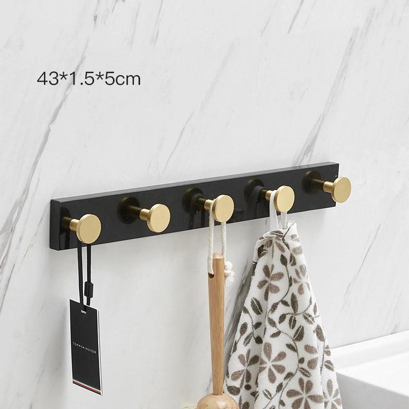 

Marble Bathroom Hooks Bathroom Luxury Towel Rack White/Green/Black Robe Hook Hanger Holder Clothes Hook Bathroom Hardware Set