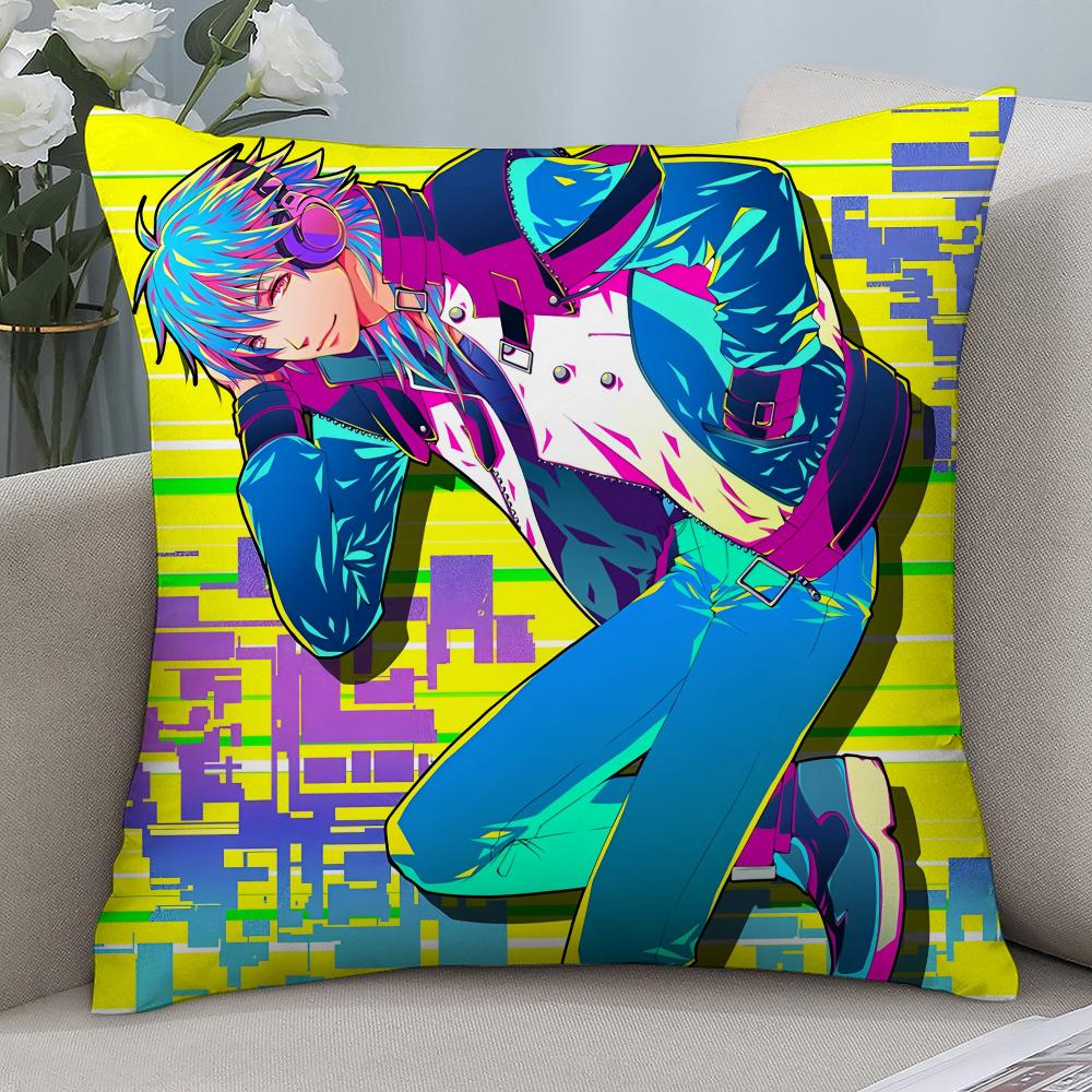 D-Dramatical Murder Pillow Case 3D Print Polyester Fiber 45*45 Cm Home Sofa Throw Pillow Cover Decoration Festival Gift