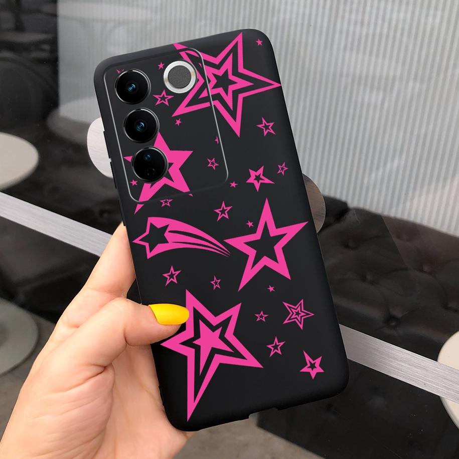 For Vivo V27 Pro Case Vivo V27e Back Cover Fashion Candy Color Painted Funda For Vivo V27 5G V 27e V27Pro V2237 V2230 Soft Shell