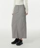 Musinsa Standard Woman Women'S Cargo Maxi Skirt [Light Grey]