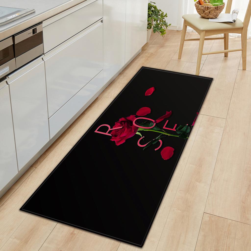Valentine'S Day Carpet Long Floor Mat Love Theme Doormat