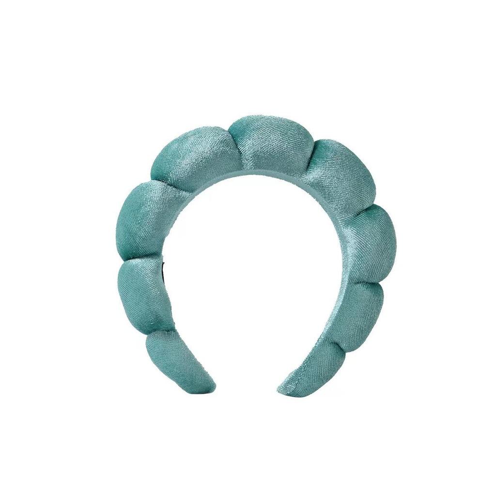 Fasce Spugna per Donne Ragazze Fascia per Capelli Paffuta Trucco Bolla Spugna Co Spa Retro Cerchietto Accessori per Capelli da Donna Copricapo