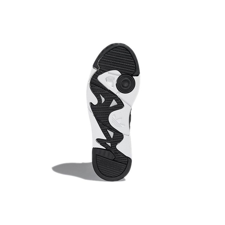 Adidas Originals Post Up Non-Slip Durable Mid-Top Skate Shoes Unisex Skate Shoes Black White H00165